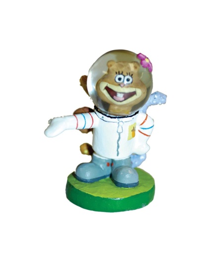 SpongeBob Sandy Aquarium Ornament Multi-Color 1ea/2 in, Mini