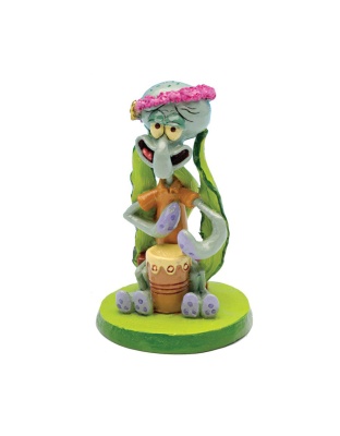 SpongeBob Squidward Aquarium Ornament Multi-Color 1ea/2 in, Mini