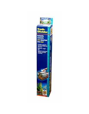 Penn-Plax Tank Divider Clear/Blue 1ea/29/59 gal, 11.37 X 17.5 in, Super
