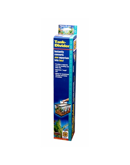 Penn-Plax Tank Divider Clear/Blue 1ea/29/59 gal, 11.37 X 17.5 in, Super