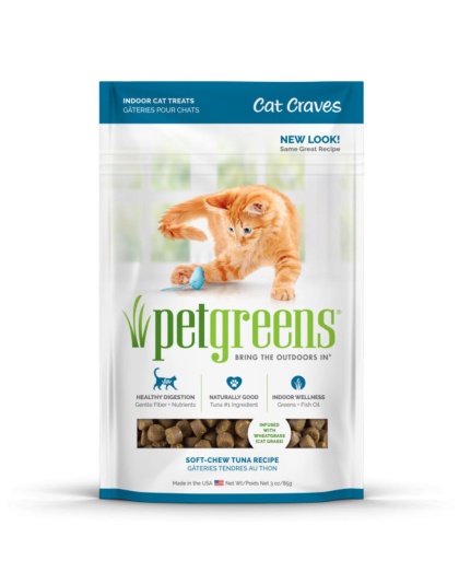 Pet Greens Cat Craves Semi-Moist Soft Cat Treats Tuna 1ea/3 oz