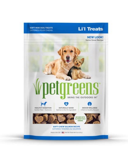 Pet Greens Li'l Treats Soft Mini Dog Treats Salmon 1ea/6 oz