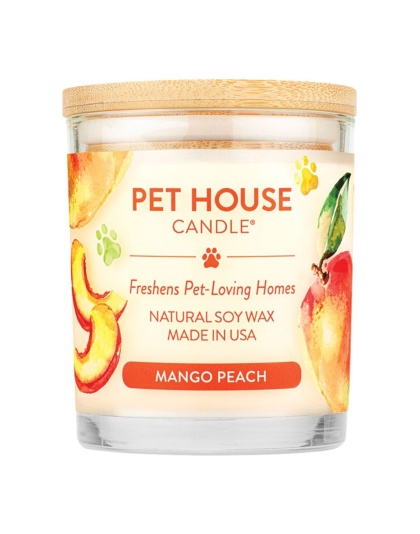 Pet House Candle Mango Peach Large Case of 3