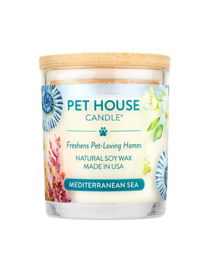 Pet House Candle Mediterranean Sea Large Case of 3