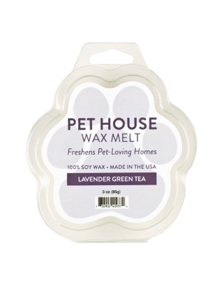 Pet House Candle Wax Melt Lavender Green Tea Case of 12