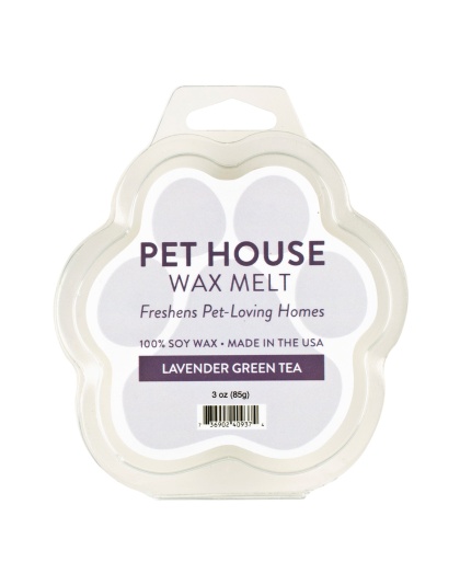 Pet House Candle Wax Melt Lavender Green Tea Case of 12