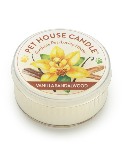 Pet House Candle Vanilla Sandlewood Mini Case of 12