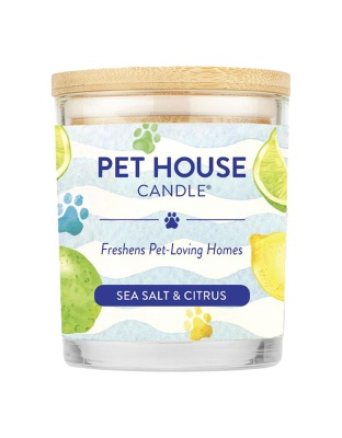 Pet House Candle Sea Salt & Citrus Large Candle 9oz.  (Case of 3)