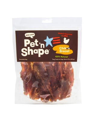Pet 'N Shape Made & Sourced in the USA Chik 'n Breast Dog Treat 1ea/12 oz