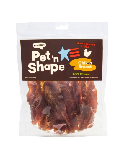 Pet 'N Shape Made & Sourced in the USA Chik 'n Breast Dog Treat 1ea/12 oz