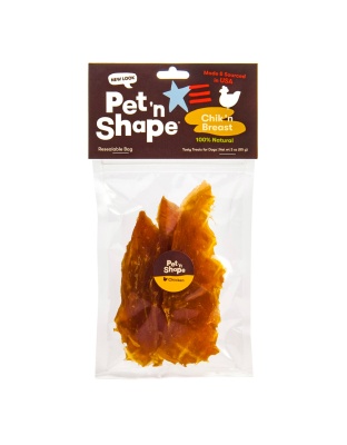 Pet 'N Shape Made & Sourced in the USA Chik 'n Breast Dog Treat 1ea/3 oz