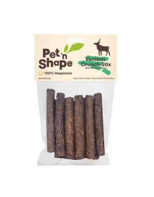 Pet 'N Shape Venison Crunch Stix Dog Treat 1ea/10 ct