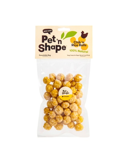 Pet 'N Shape Chik 'n Rice Balls Dog Treats 1ea/4 oz