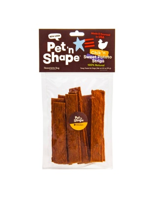 Pet 'N Shape Chik 'n Sweet Potato Strips Dog Treat 1ea/3.5 oz