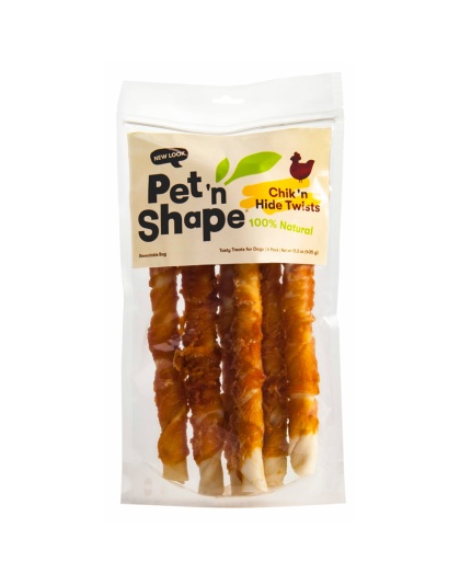 Pet 'N Shape Chik 'n Hide Twists Dog Treats 1ea/15.3 oz, 6 pk