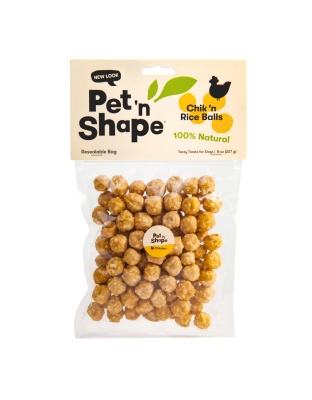 Pet 'N Shape Chik 'n Rice Balls Dog Treats 1ea/8 oz