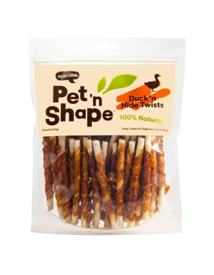 Pet 'N Shape Duck Hide Twists Dog Treats 1ea/16 oz