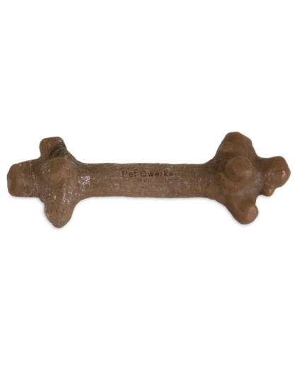 Pet Qwerks Barkbone Natural Instincts Nylon Stick Dog Chew Toy Peanut Butter 1ea/SM