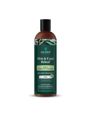 Pet Releaf Skin & Coat Dog 16oz. 2-In-1 Shampoo & Conditioner Cbd 100Mg