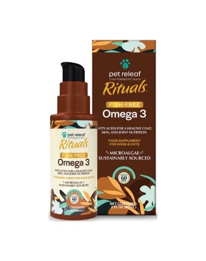 Pet Relief  Rituals Dog & Cat 2oz./30 Omega 3 Algae Fish Free