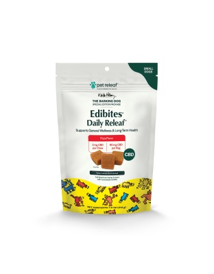 Pet Releaf Daily Keith Haring Edibites Cbd Small Dog 7.5oz. Pizza 3Mg
