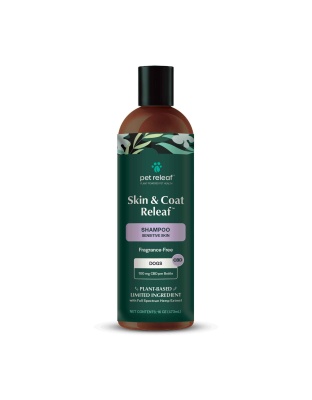 Pet Releaf Skin & Coat Dog 16oz. Senstve Skin Shampoo Cbd 100Mg