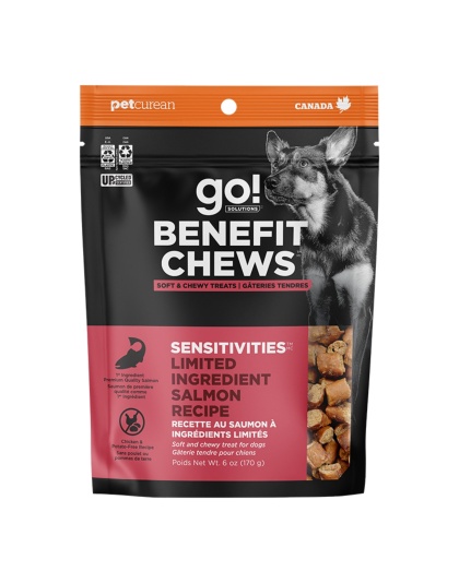 Go! Dog Benefit Chews Limited Ingredient Grain Free Salmon 6oz.