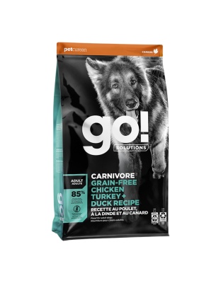 Go! Dog Carnivore Grain Free Adult Chicken, Turkey & Duck 3.5Lb