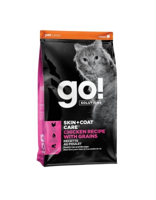 Go! Cat Skin & Coat Care Chicken With Grain 3Lb