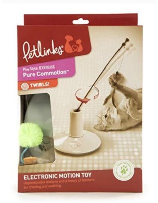 Petlinks Pure Commotion Electronic Motion Cat Toy Multi-Color 1ea/One Size