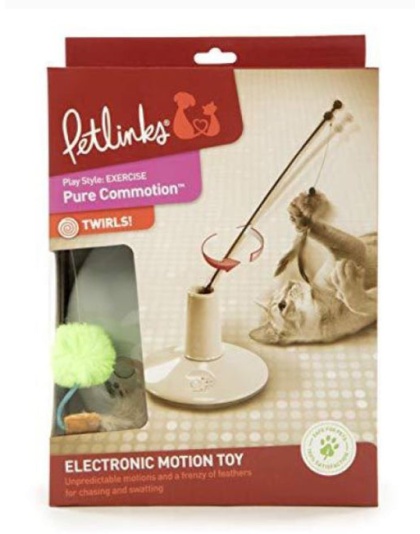 Petlinks Pure Commotion Electronic Motion Cat Toy Multi-Color 1ea/One Size