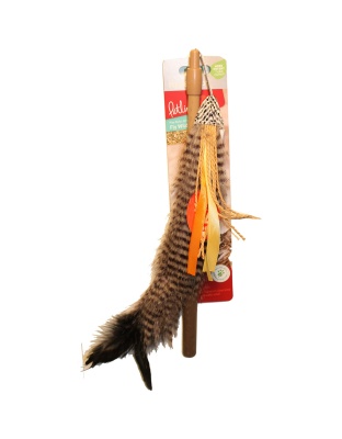 Petlinks Safari HappyNip Fly Wild Wand Catnip Toy Multi-Color 1ea