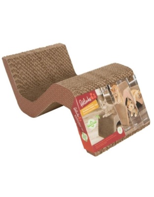 Petlinks Scratcher's Choice Curl Corrugate Cat Scratcher With Infused Catnip 1ea