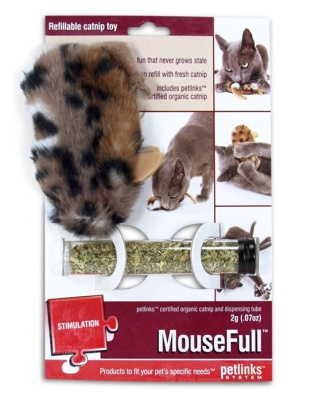 Petlinks Mouse Full Refillable Catnip Toy Assorted 1ea