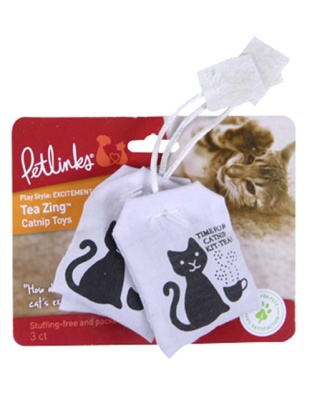 Petlinks Tea Zing 100% Catnip Toy Assorted 1ea/3 pk