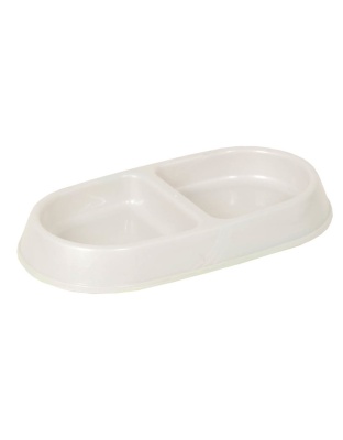 Petmate Lightweight Double Diner Dish Assorted 1ea/SM