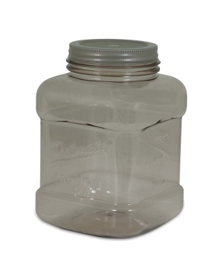 Petmate Mason Style Pet Treat Jar Silver 1ea/One Size
