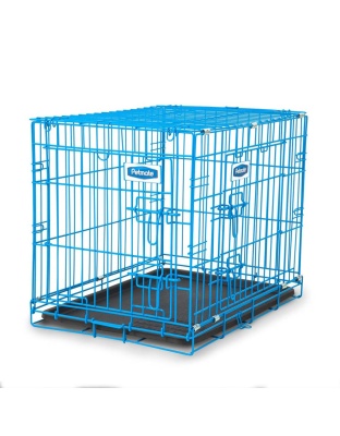 Petmate Puppy 2-Door Training Retreat Kennel Blue 1ea/24 in