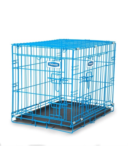 Petmate Puppy 2-Door Training Retreat Kennel Blue 1ea/24 in