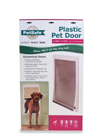 PetSafe Plastic Pet Door White 1ea/XL