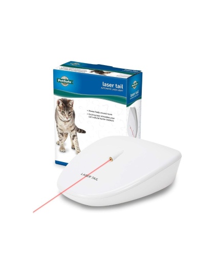 PetSafe Laser Tail Cat Toy White 1ea/One Size