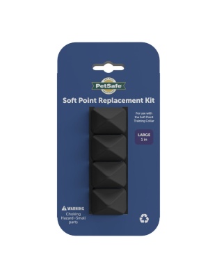 PetSafe Soft Point Training Collar Prong Replacement Pack Black 1ea/LG, 4 pk
