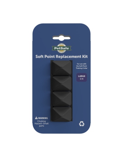 PetSafe Soft Point Training Collar Prong Replacement Pack Black 1ea/LG, 4 pk