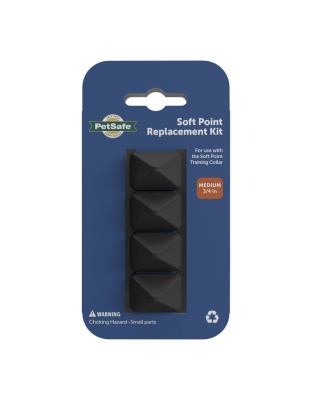 PetSafe Soft Point Training Collar Prong Replacement Pack Black 1ea/MD, 4 pk