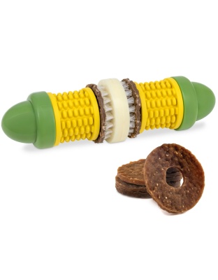 Busy Buddy Cravinâ€™ Corncob Treat Holding Dog Toy 1ea/SM/MD