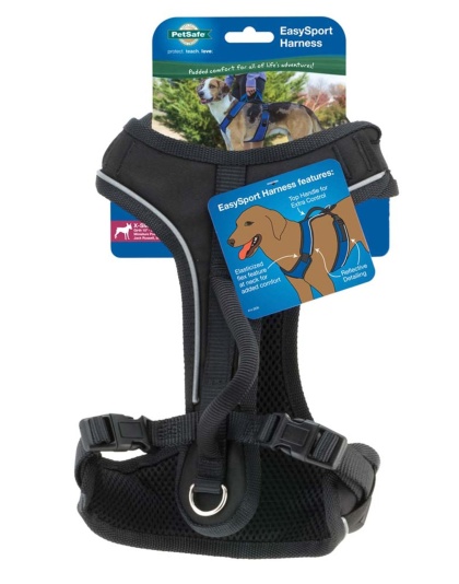 EasySport Comfortable Dog Harness Black 1ea/XS