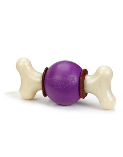 Busy Buddy Bouncy Bone Dog Chew Multi-Color 1ea/MD/LG