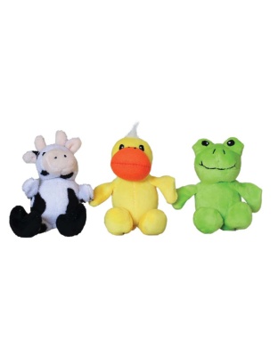 Petsport USA Tiny Tots-Nuzzle Buddies Dog Toy Assorted 1ea