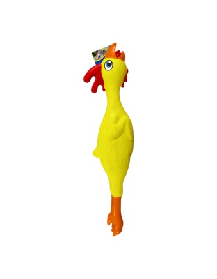 Petsport USA NaturFlex Natural Latex Rubber Dog Toy Chicken, 1ea/16 in, Jumbo