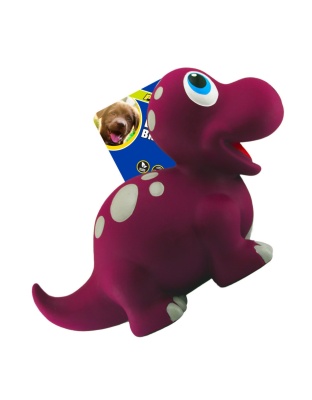 Petsport USA NaturFlex Dinosaur Latex Dog Toy Brontosaurus, 1ea/9 in, Large